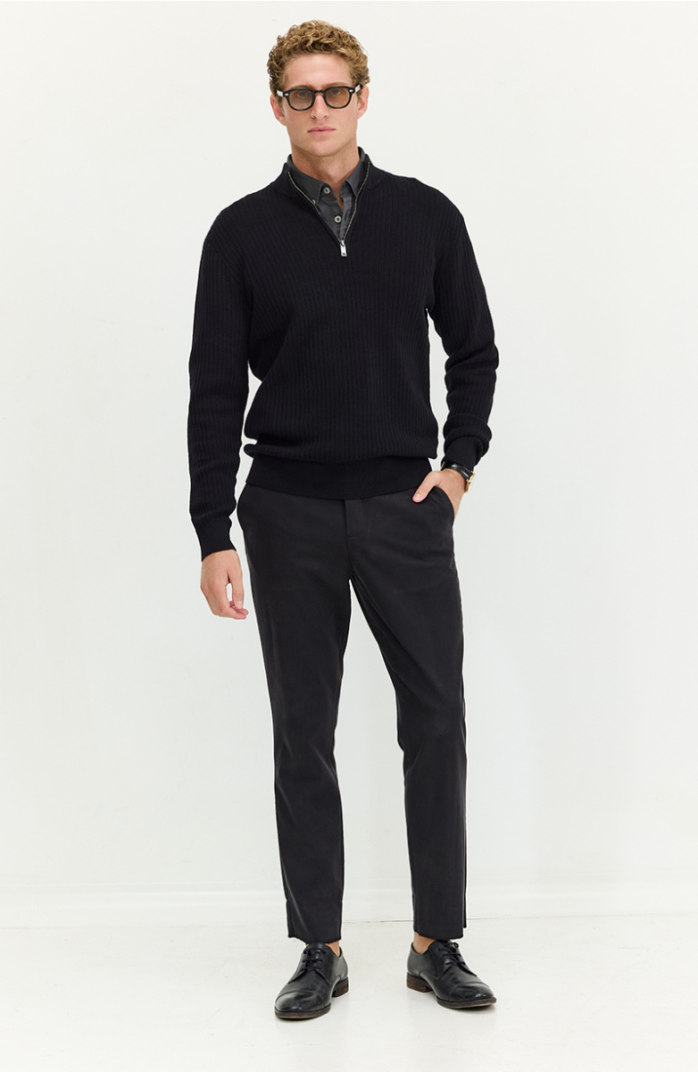 Pantalon Hombre Recto Tiro Alto Pretina Basica Pasada